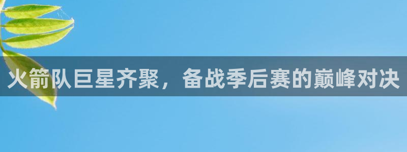 火凤足球直播在线观看：火箭队巨星齐聚，备战季后赛的巅峰对决